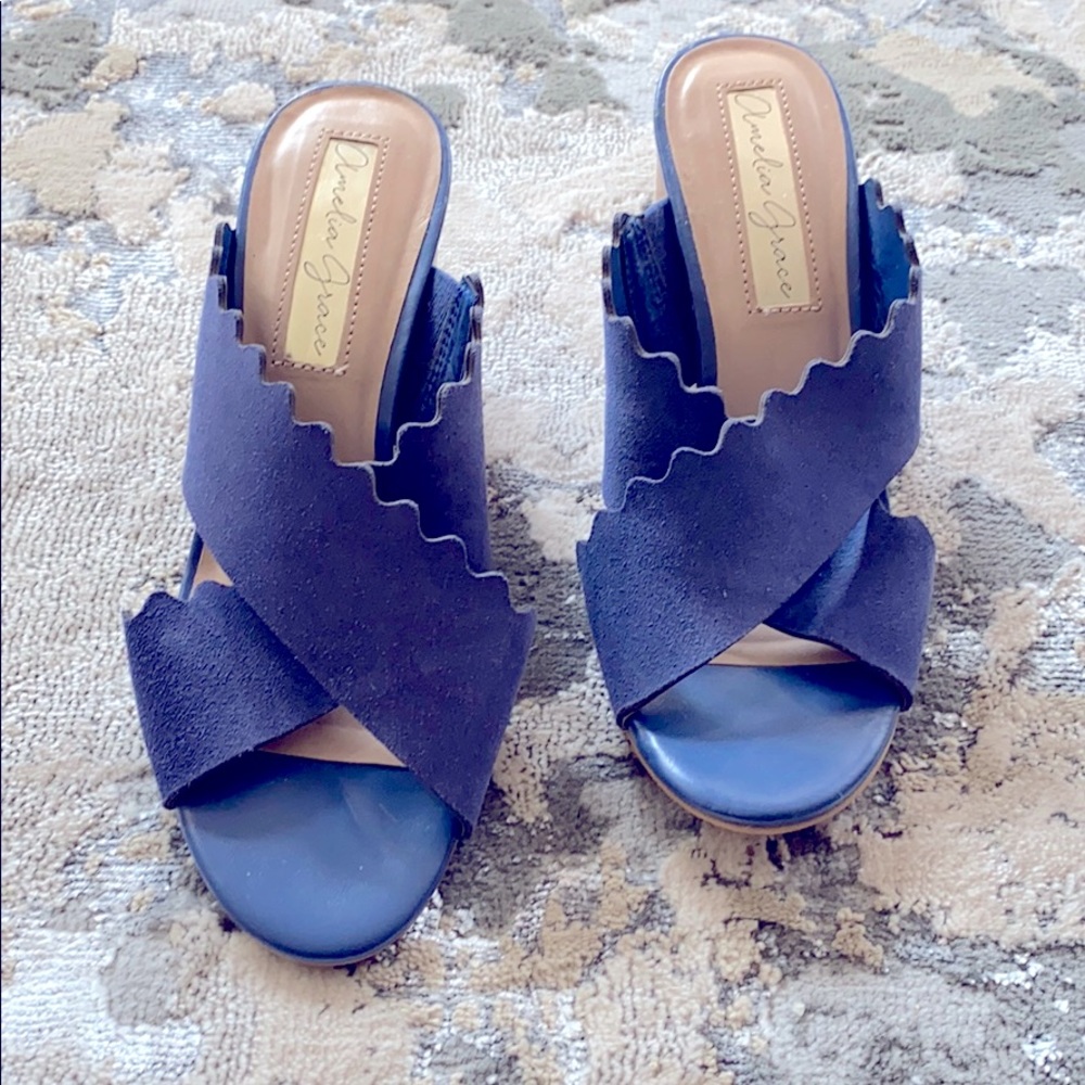 Amelia grace block heels sandals